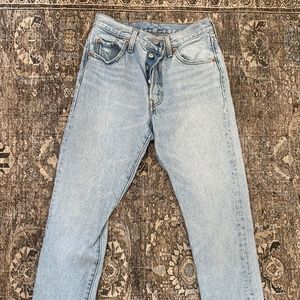 Levi 501 high waisted jean